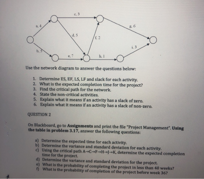 0,3 &6 d. 5 1.2 13 b. e, 7 h, 1 Use the network