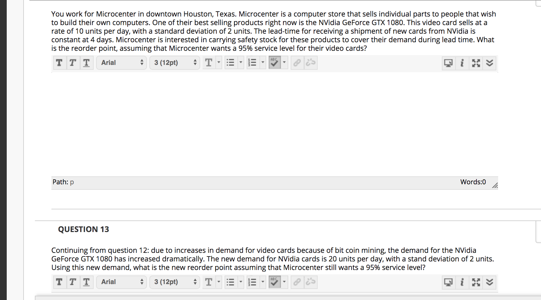 You work for Microcenter in downtown Houston,