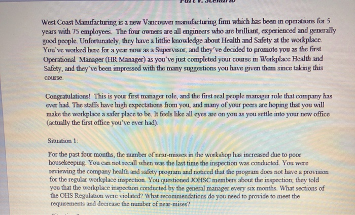 PULV. Jlem West Coast Manufacturing is a new