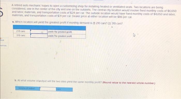 A retired auto mechanic hopes to open a