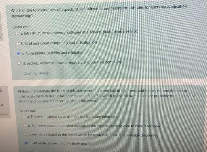 please answer both questions yes it is clear.