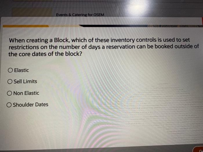 Which button is only shown for a Master Event and
