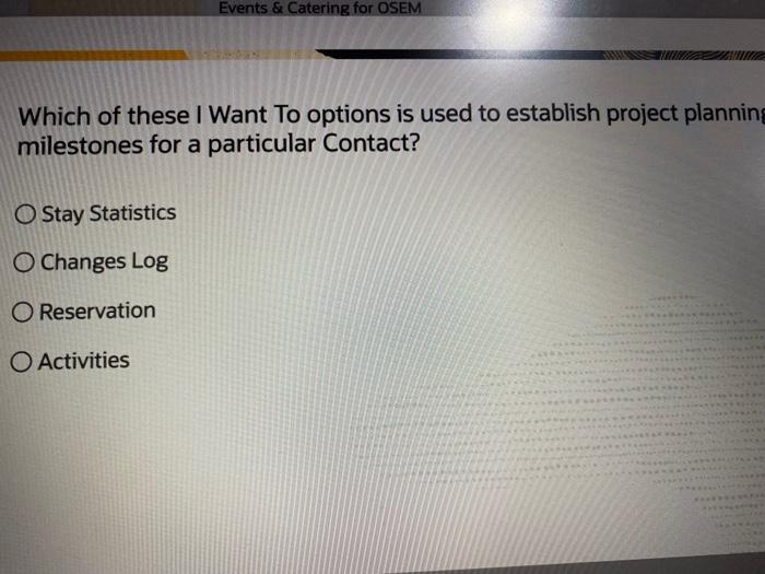 Which button is only shown for a Master Event and