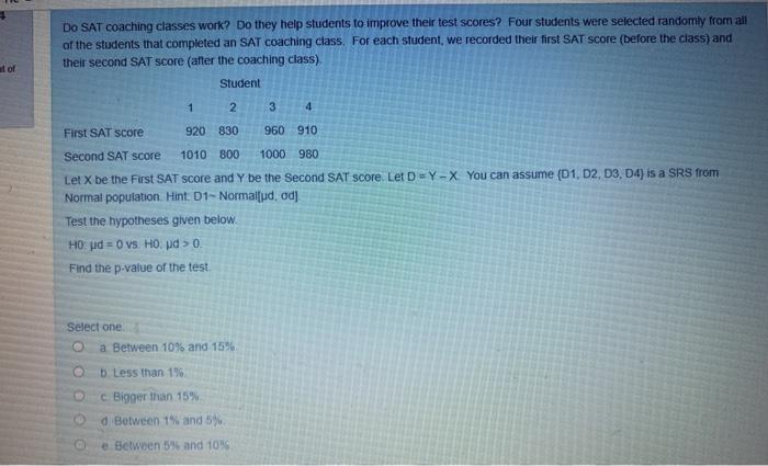 1 Do SAT coaching classes work? Do they help