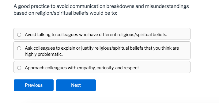 A good practice to avoid communication breakdowns