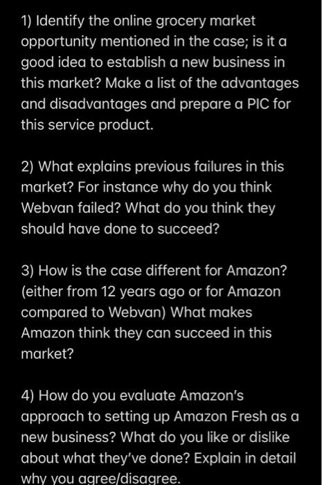 management answer the following 4 questions based