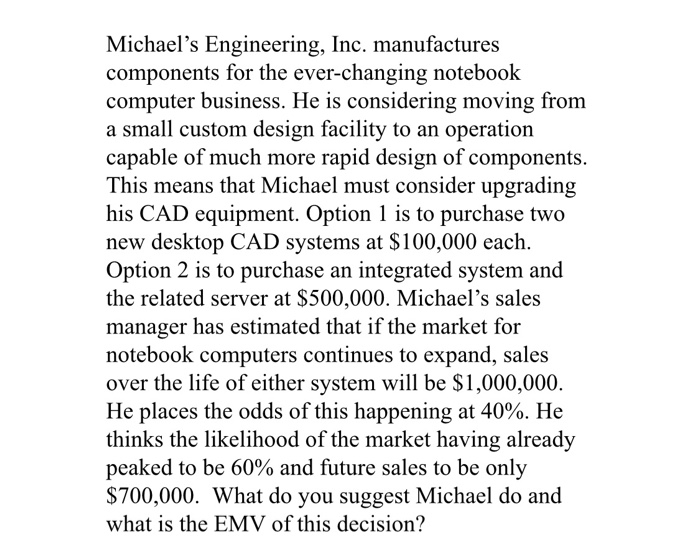Michael's Engineering, Inc. manufactures
