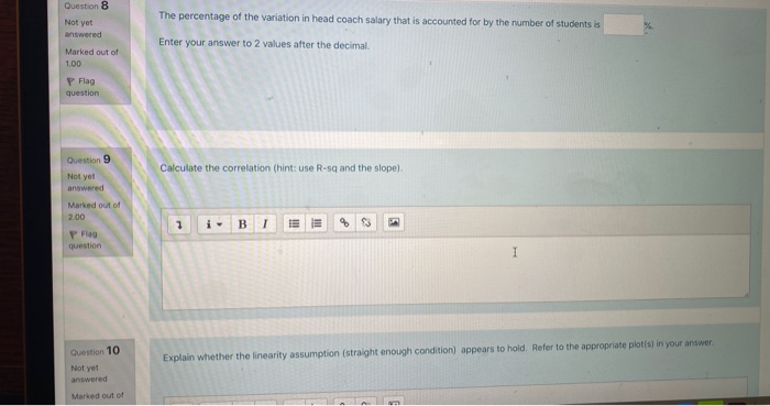 can anyone help me with these? Scatterplot of