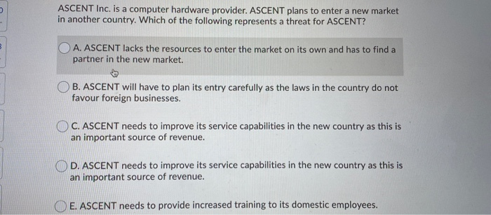 ASCENT Inc. is a computer hardware provider.