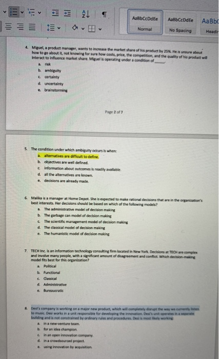 Help please ! AL a AaBbDate AalbCcDdEe AaBbc E