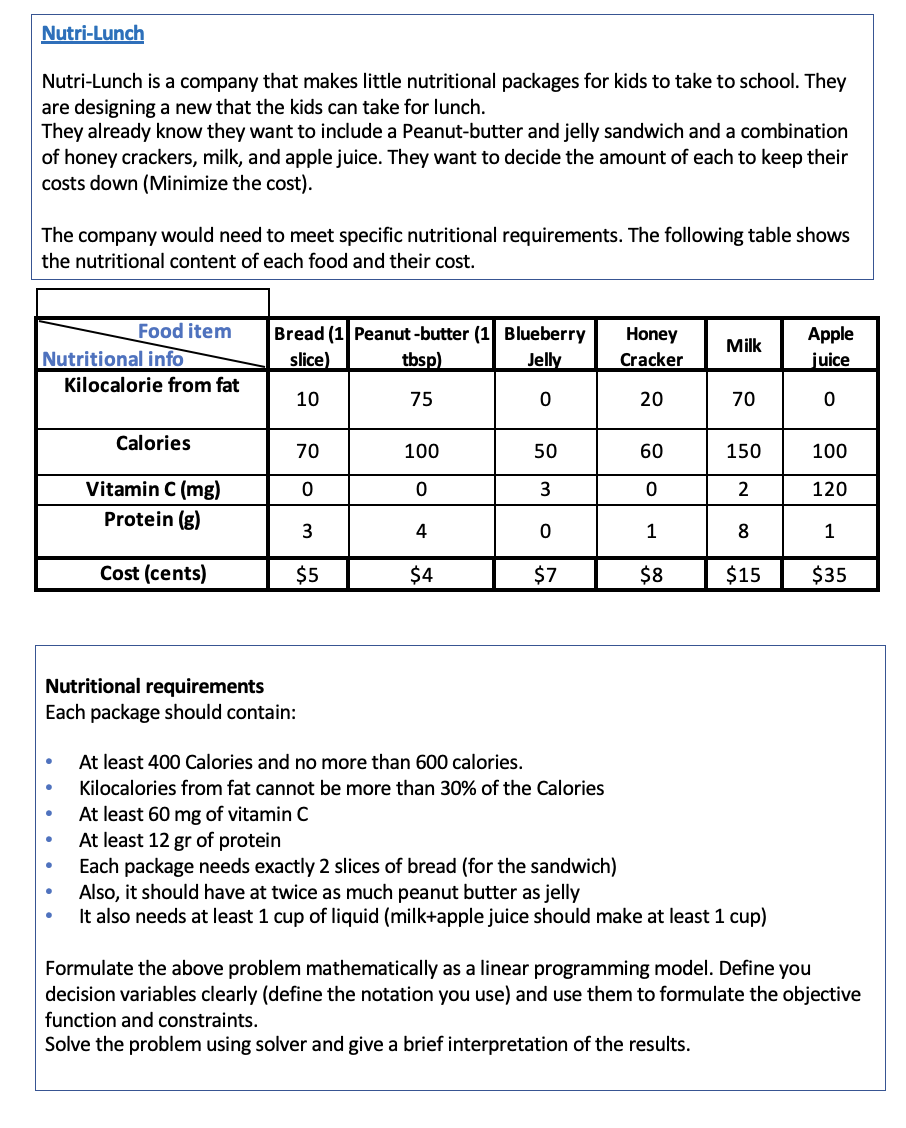 1)Decisin Variables: 2)Objective Function: