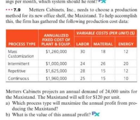 ings per month, which system should he rent? ...