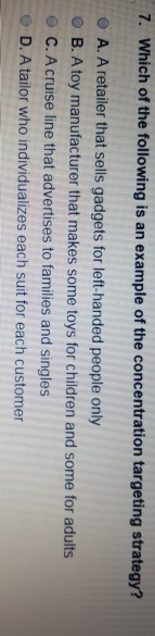 6. Which of the following concepts pertains to