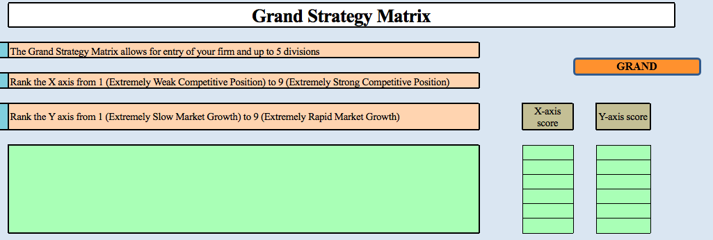 Please fill in the information for the Grand