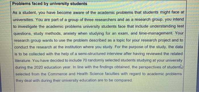 assess which sampling technique would best suit