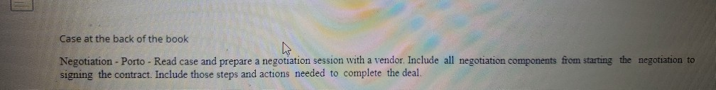 4 Negotiation-Porto Due to competitive pressures,