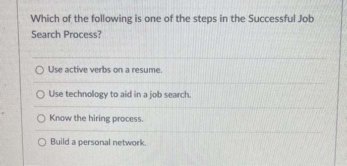 Which of the following is one of the steps in the