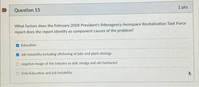 please help asap!!! Question 1 1 pts Why can some