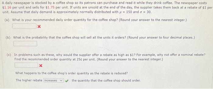 Please help correctly slove A, B, C. A daily