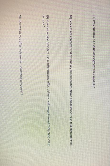 2 VINTER WHEN ESIMERS BARBER E 17) Why and how do