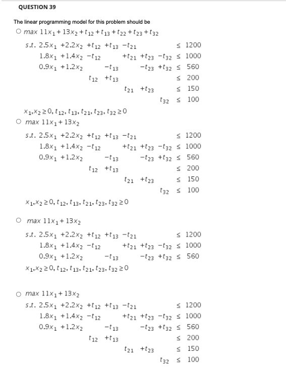 Use the following scenario and data for questions