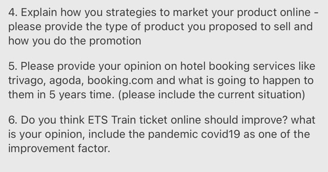4. Explain how you strategies to market your