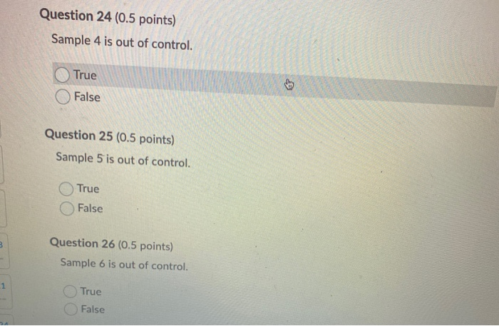 please answer the following A quality inspector