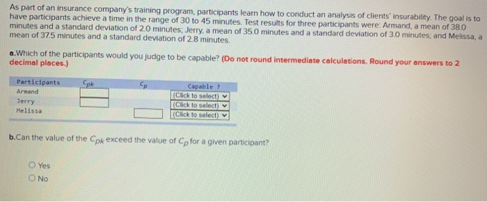 As part of an insurance company's training
