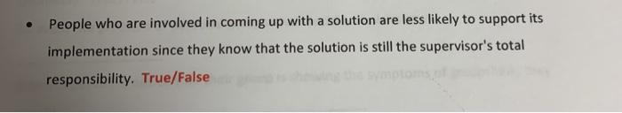 People who are involved in coming up with a