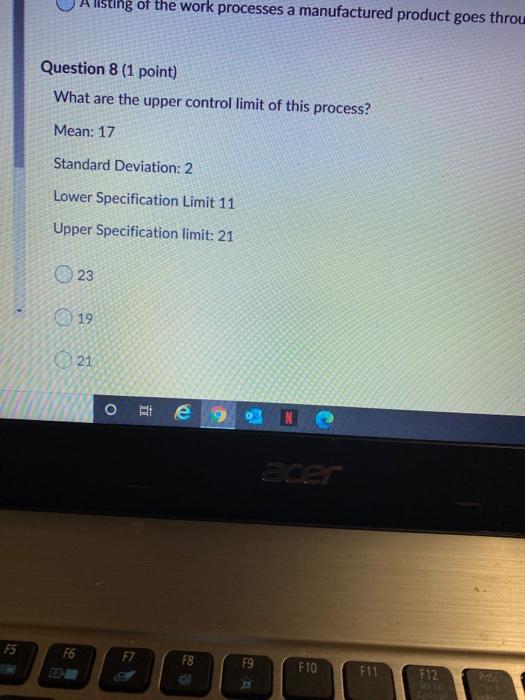 Use MRP analysis Question 27 (1 point)