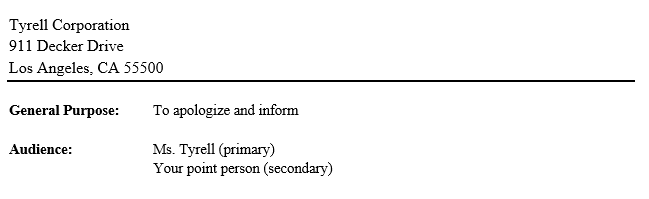 BUS 350 E-mail Assignment 2 NOTE: We will be