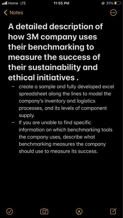 11:55 PM @ 31% 11 Home LTE < Notes A detailed