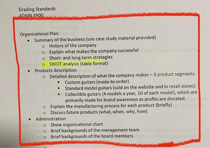 I just need the last administration part. Grading