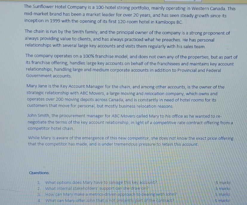 4th question - what can marry offer John that is