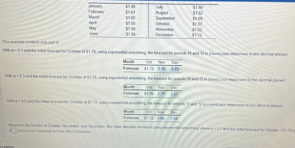 This exercise contains only part d With =0.1 and