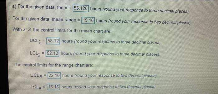 can someone help me answer this? a) For the given