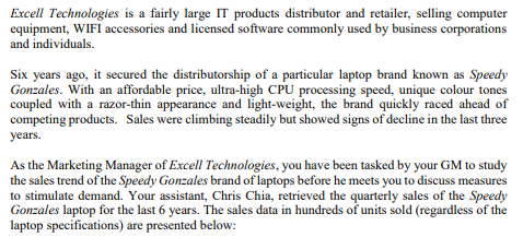 Excell Technologies is a fairly large IT products