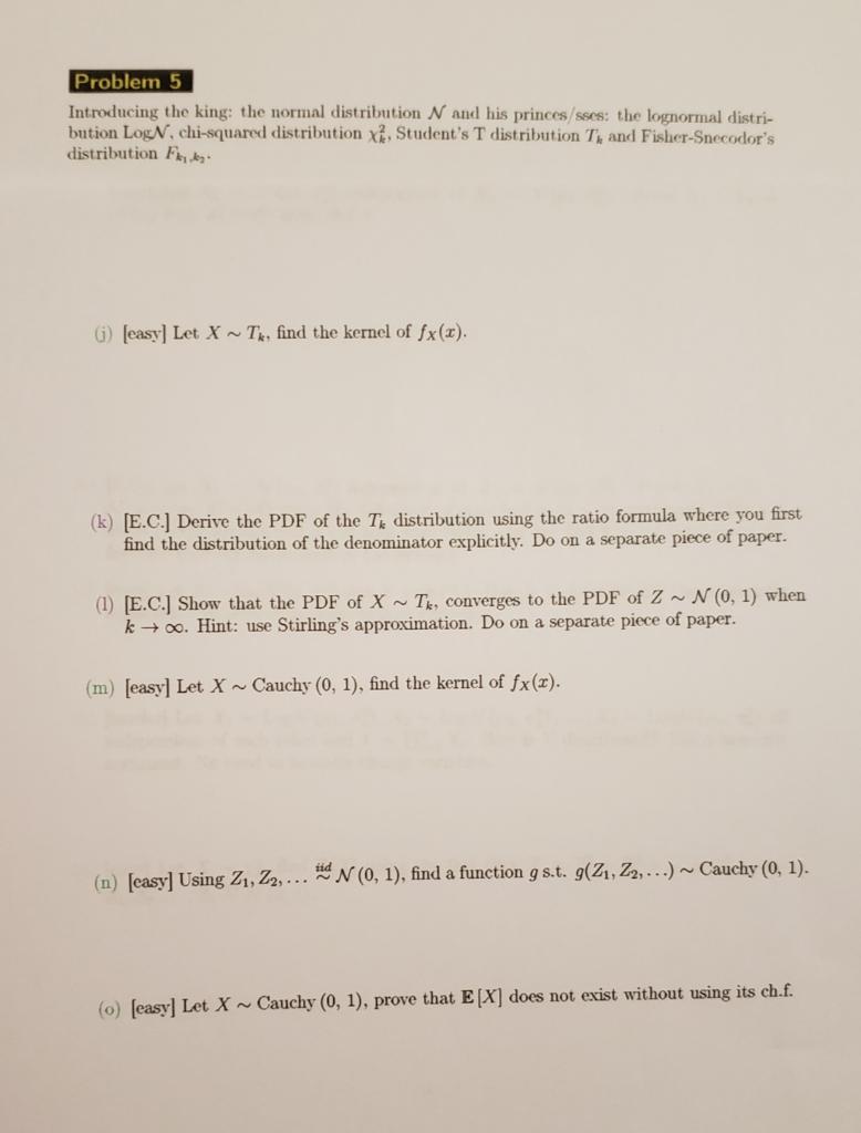 Problem 5 Introducing the king: the normal