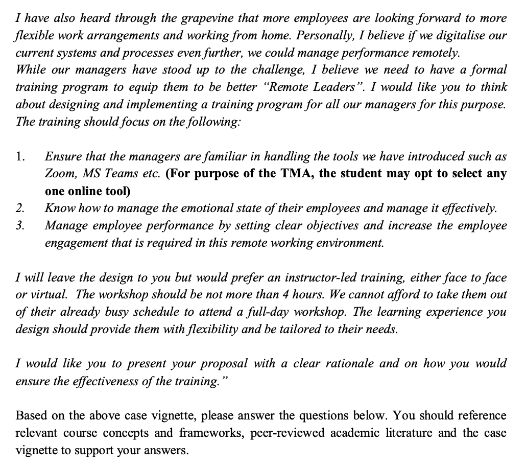 ANSWER ANY QUESTIONS AFTER READING THE CASE