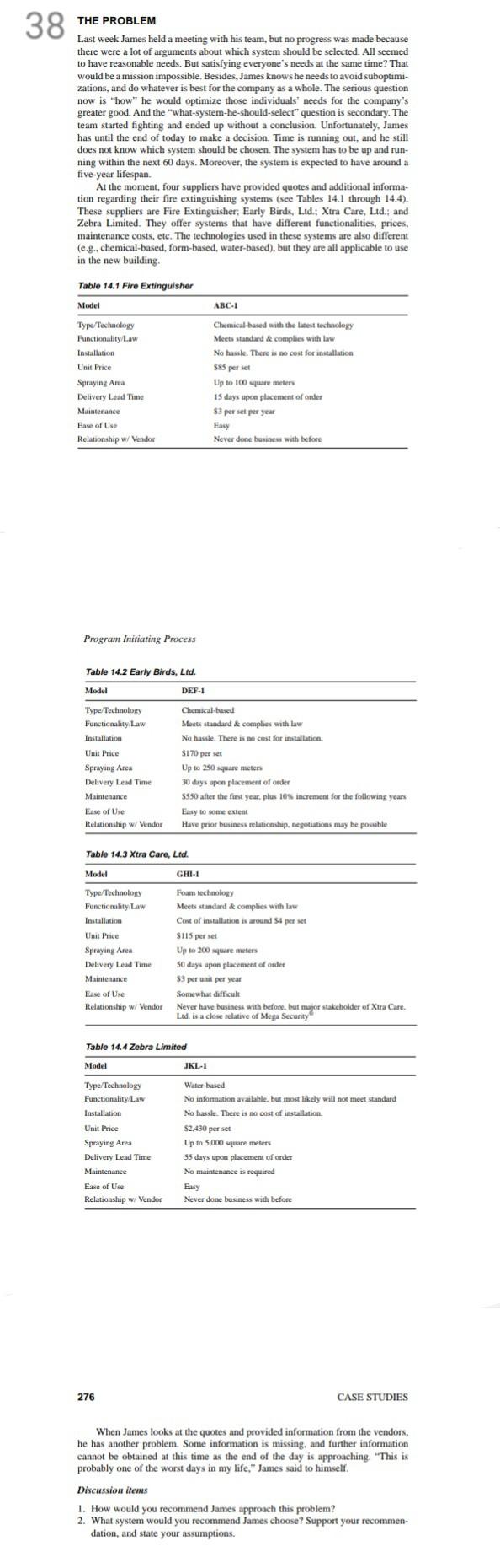 bj THE PROBLEM Last week James held a meeting