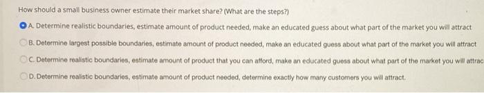 How should a small business owner estimate their