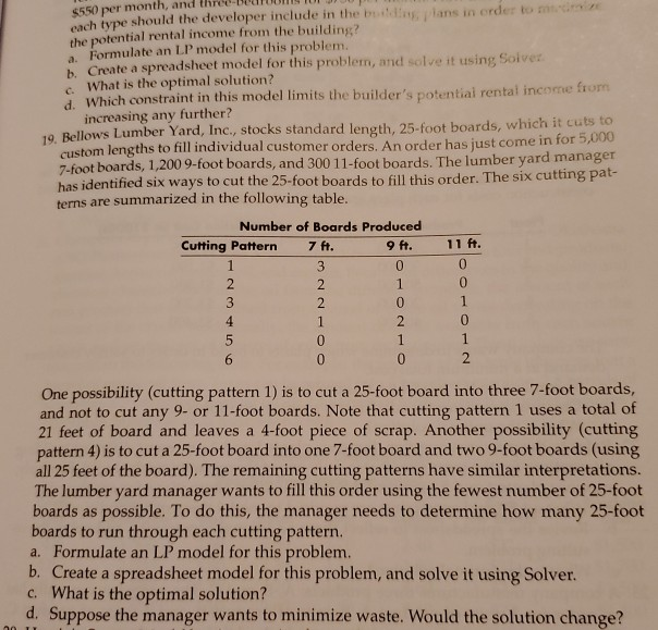 5550 per month, and three-DEUTUIT each type