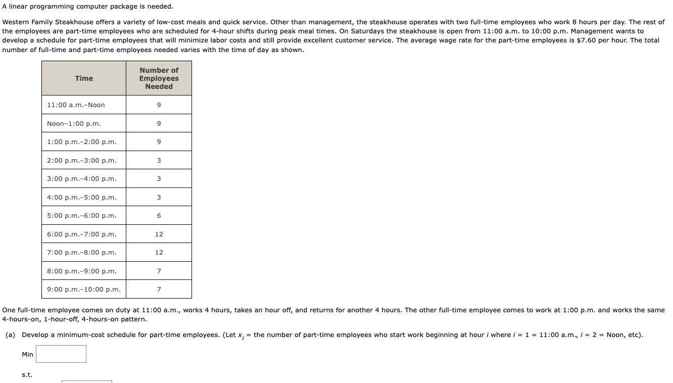 answer all questions please A linear programming