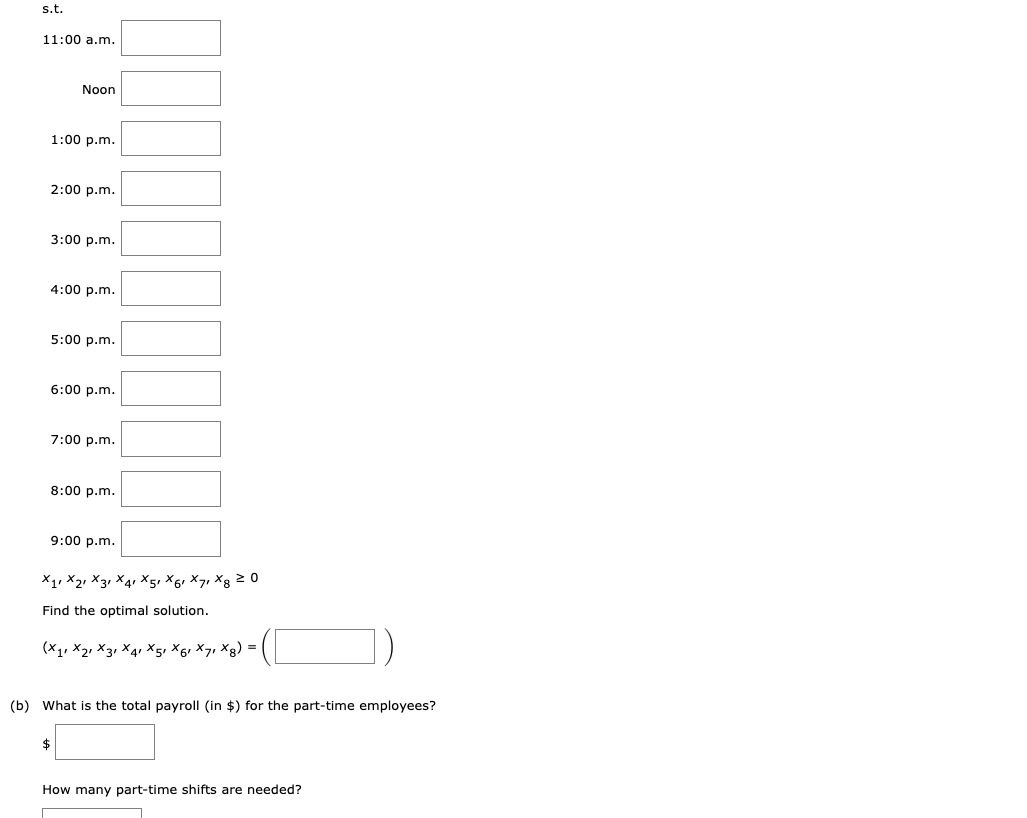 answer all questions please A linear programming