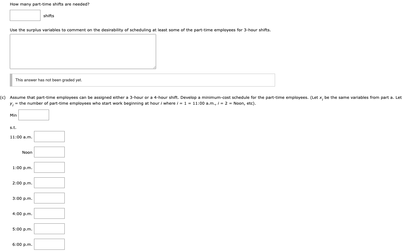 answer all questions please A linear programming