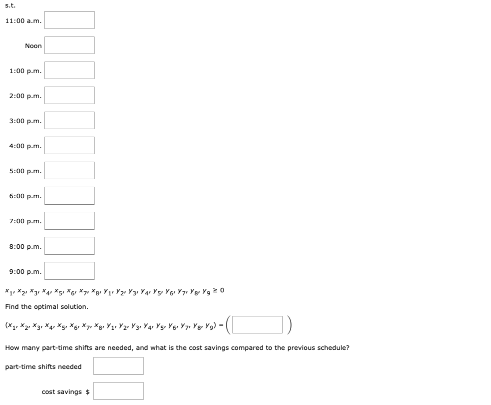 answer all questions please A linear programming