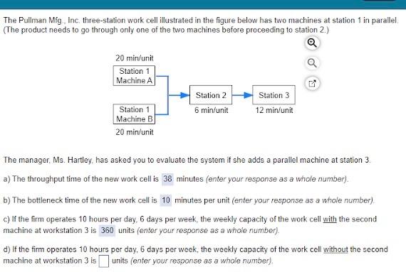 Help with step D The Pullman Mig. Inc.