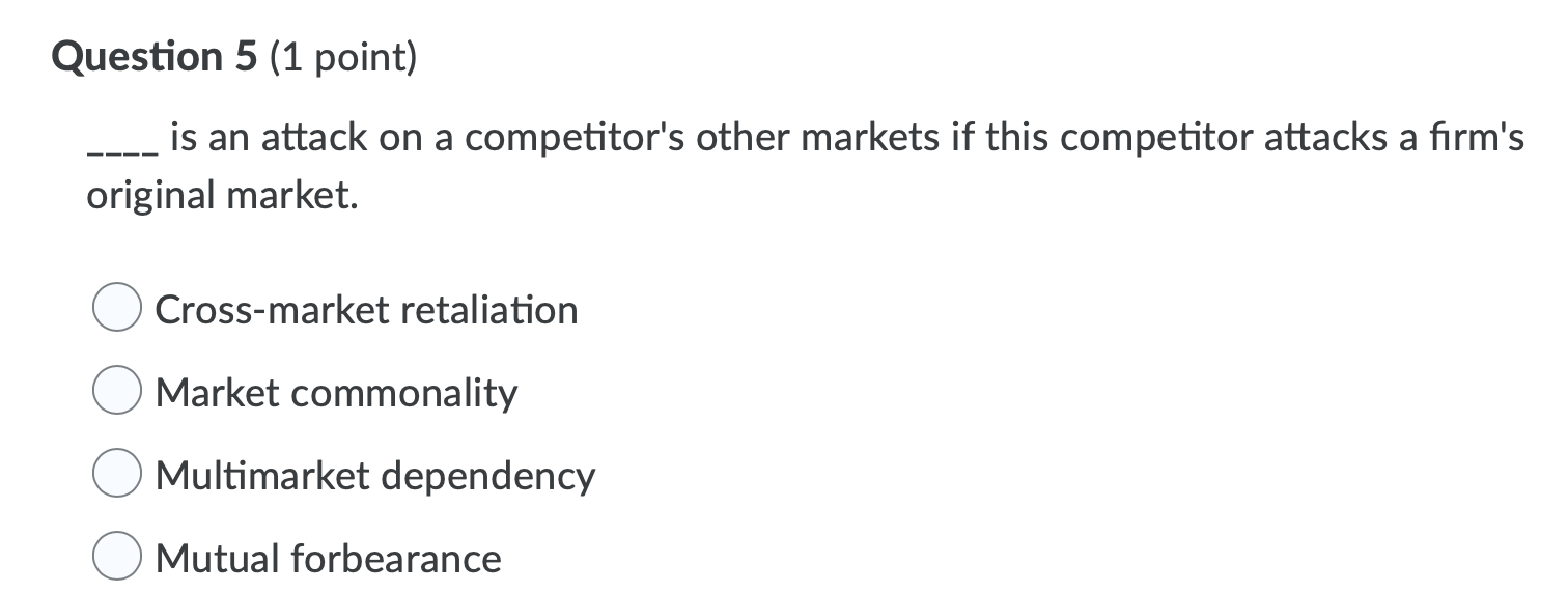 Question 5 (1 point) is an attack on a