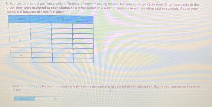 A manager wants to assign tasks to workstations