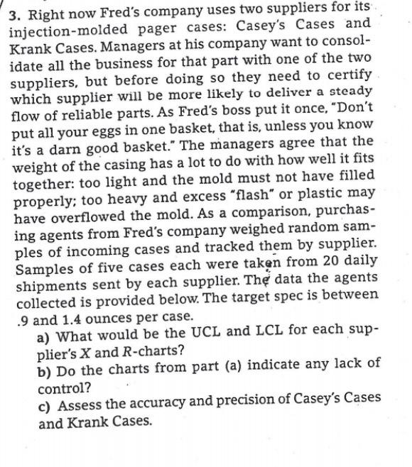 answer question 3 and must include work from